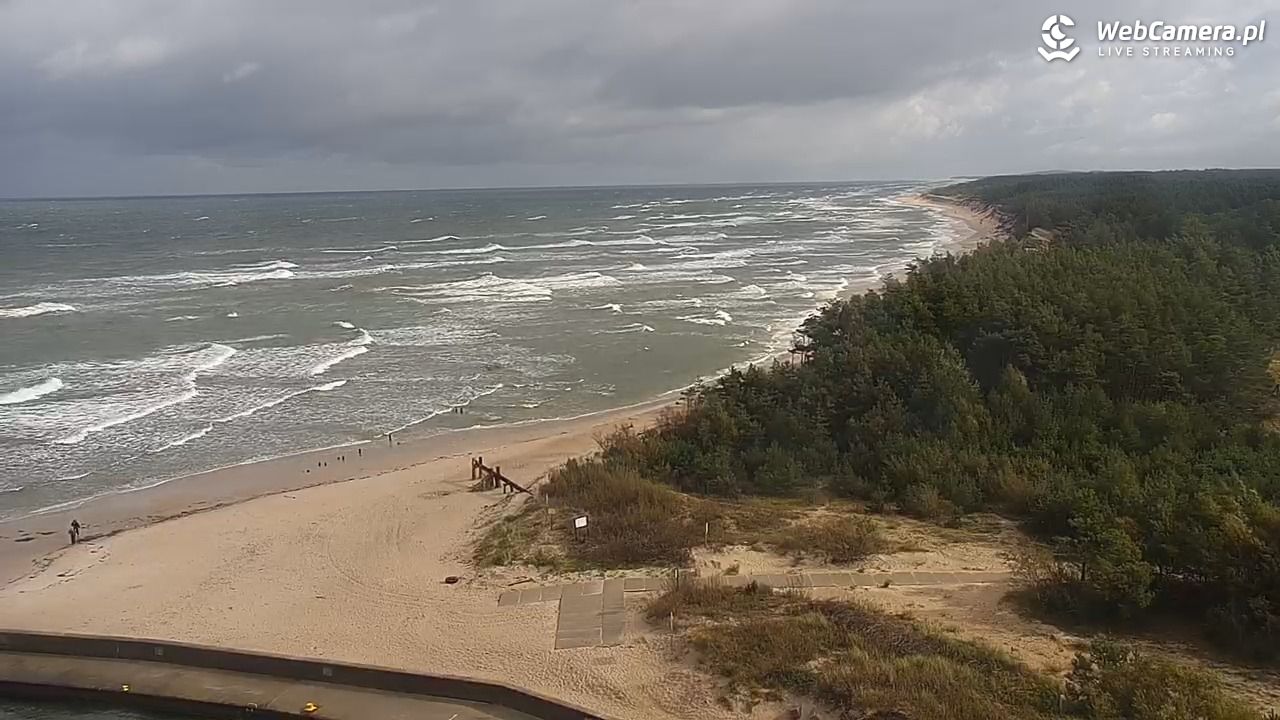 ROWY - widok na plażę i morze - 17 wresień 2025, 10:23