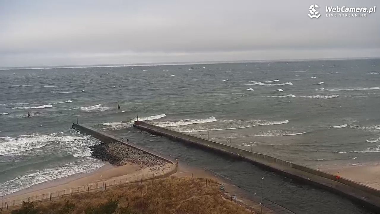 ROWY - widok na plażę i morze - 27 grudzień 2025, 11:30