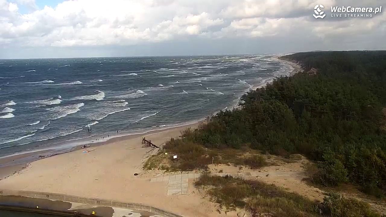 ROWY - widok na plażę i morze - 17 wresień 2025, 14:34