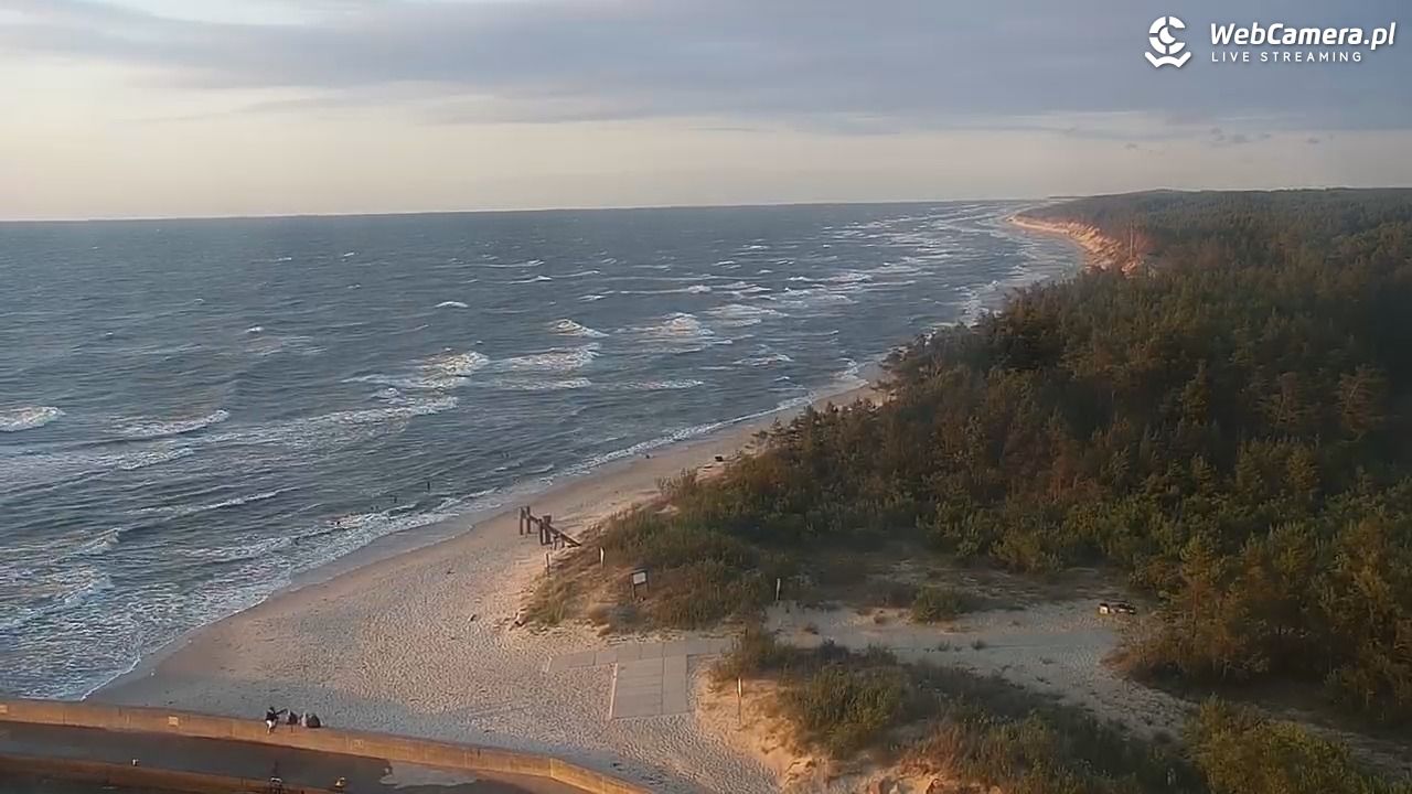 ROWY - widok na plażę i morze - 04 lipiec 2026, 20:49