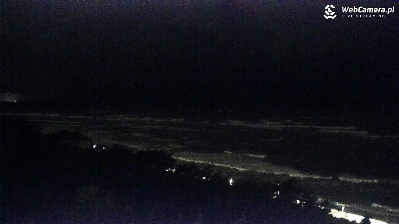 ROWY - widok na plażę i morze - 16 wresień 2025, 23:02