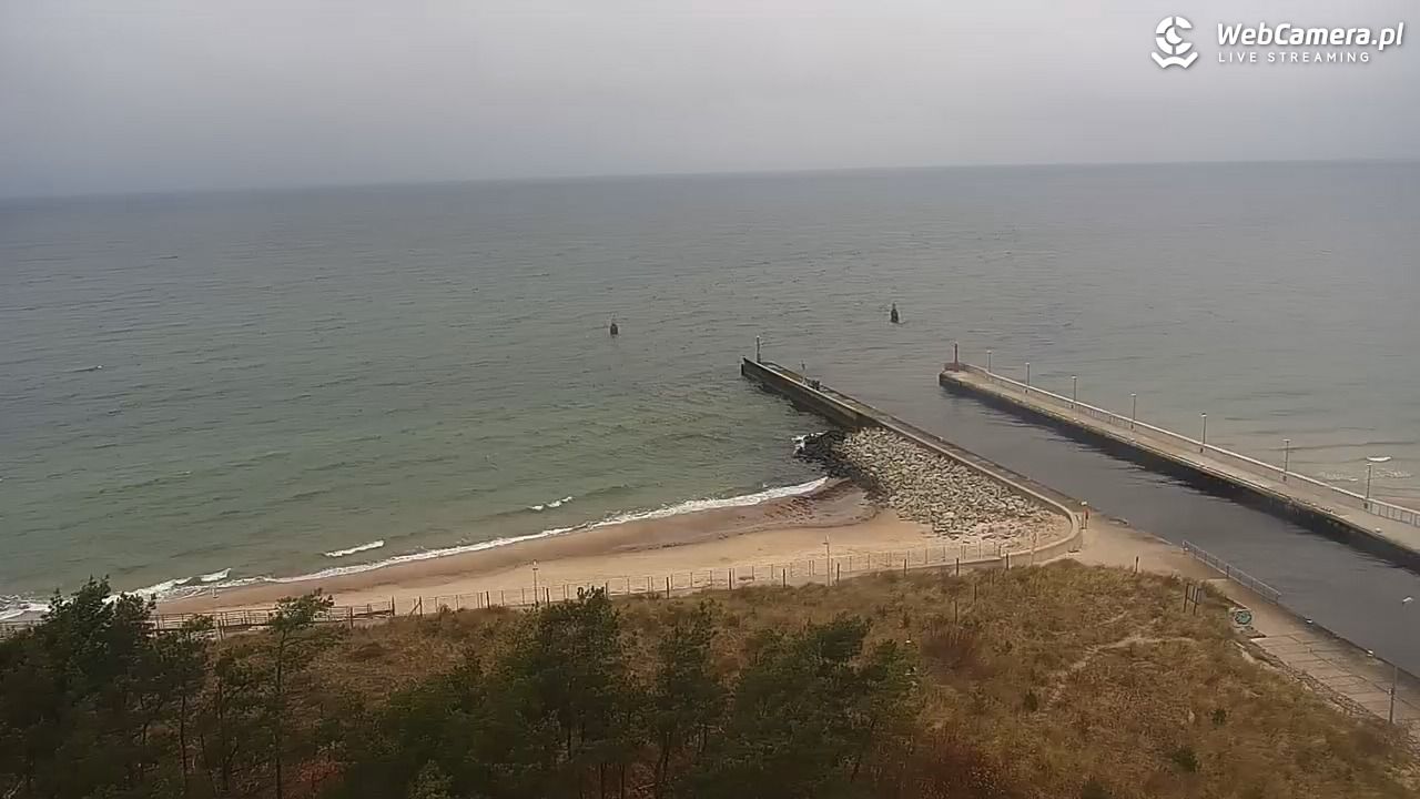 ROWY - widok na plażę i morze - 10 listopad 2025, 10:04