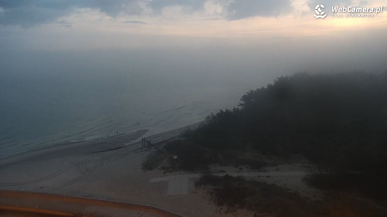 ROWY - widok na plażę i morze - 04 październik 2026, 06:30