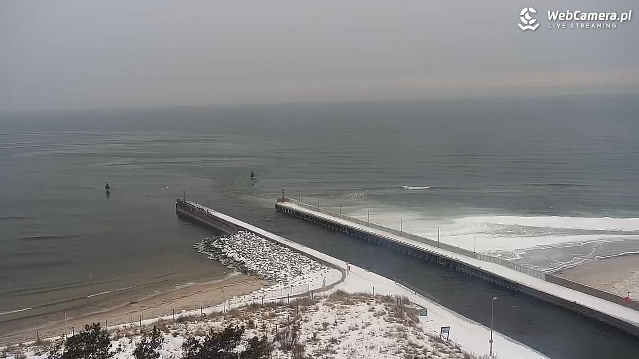 ROWY - widok na plażę i morze - 17 luty 2026, 09:10