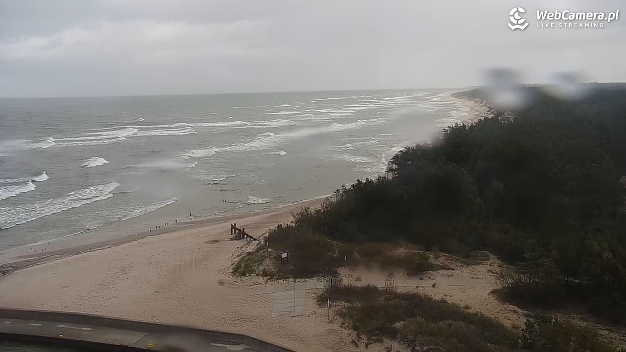 ROWY - widok na plażę i morze - 16 wresień 2025, 14:13