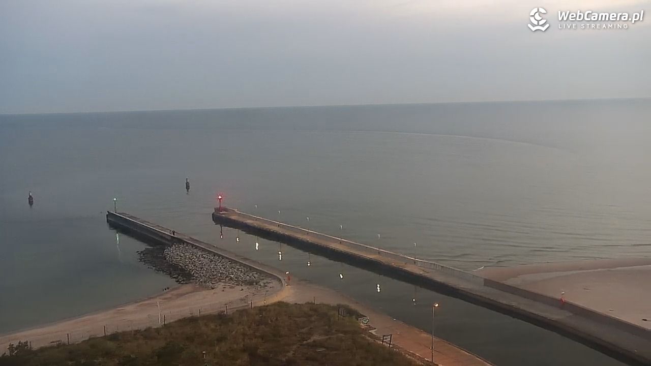 ROWY - widok na plażę i morze - 30 wresień 2026, 06:44