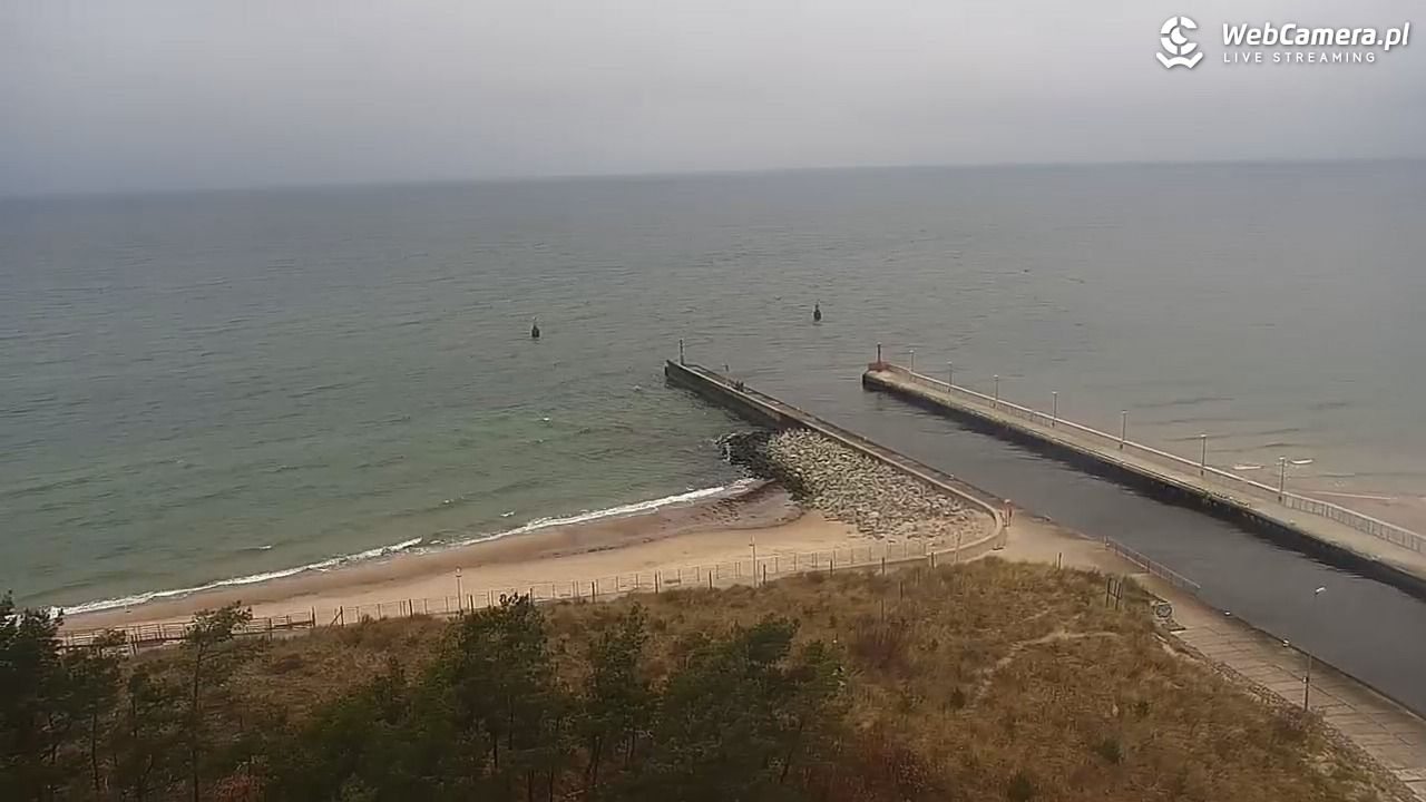 ROWY - widok na plażę i morze - 10 listopad 2025, 10:04