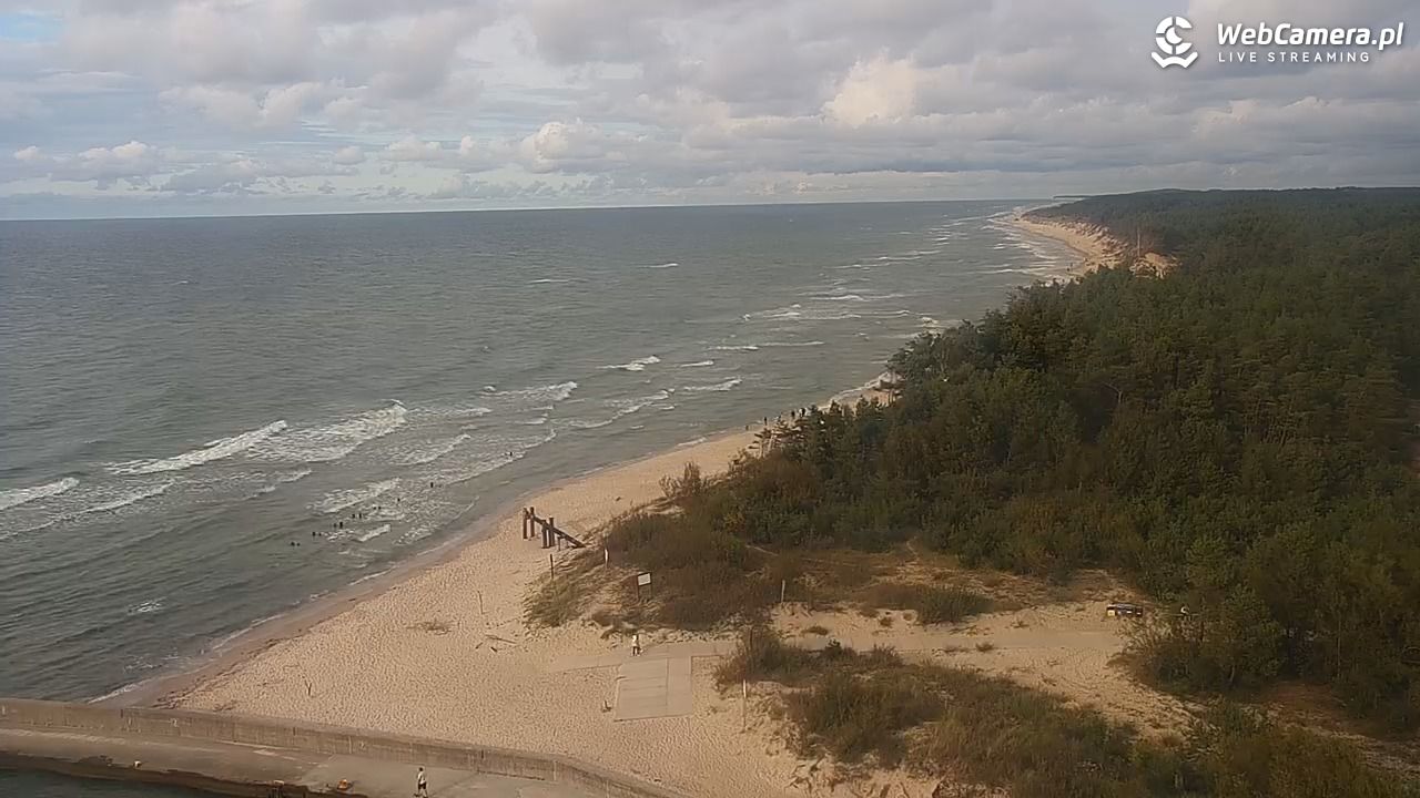 ROWY - widok na plażę i morze - 17 sierpień 2026, 18:03