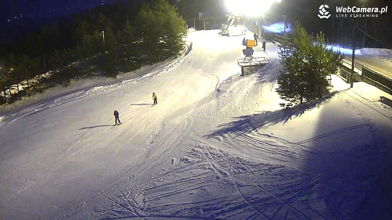 Gogołów Pod Dziedzicem - widok na stok - 15 styczeń 2026, 16:45