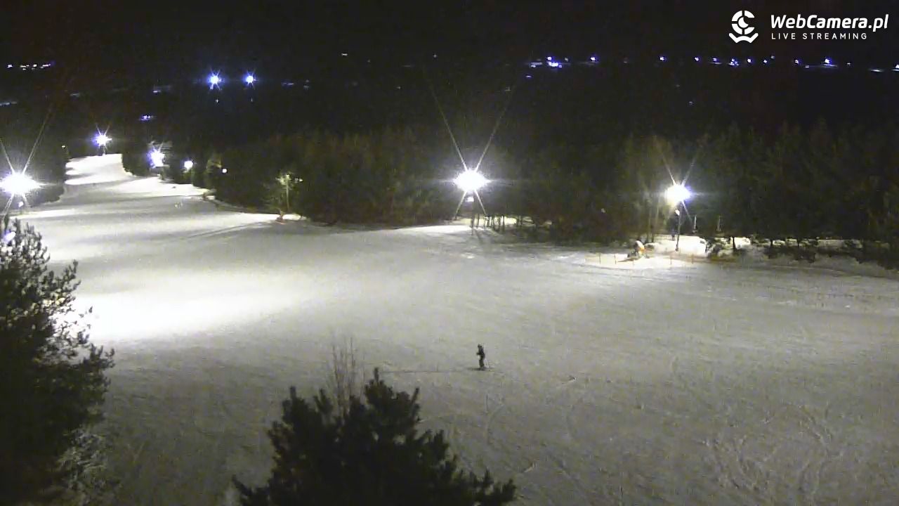 Gogołów Pod Dziedzicem - widok na stok - 19 styczeń 2026, 19:01