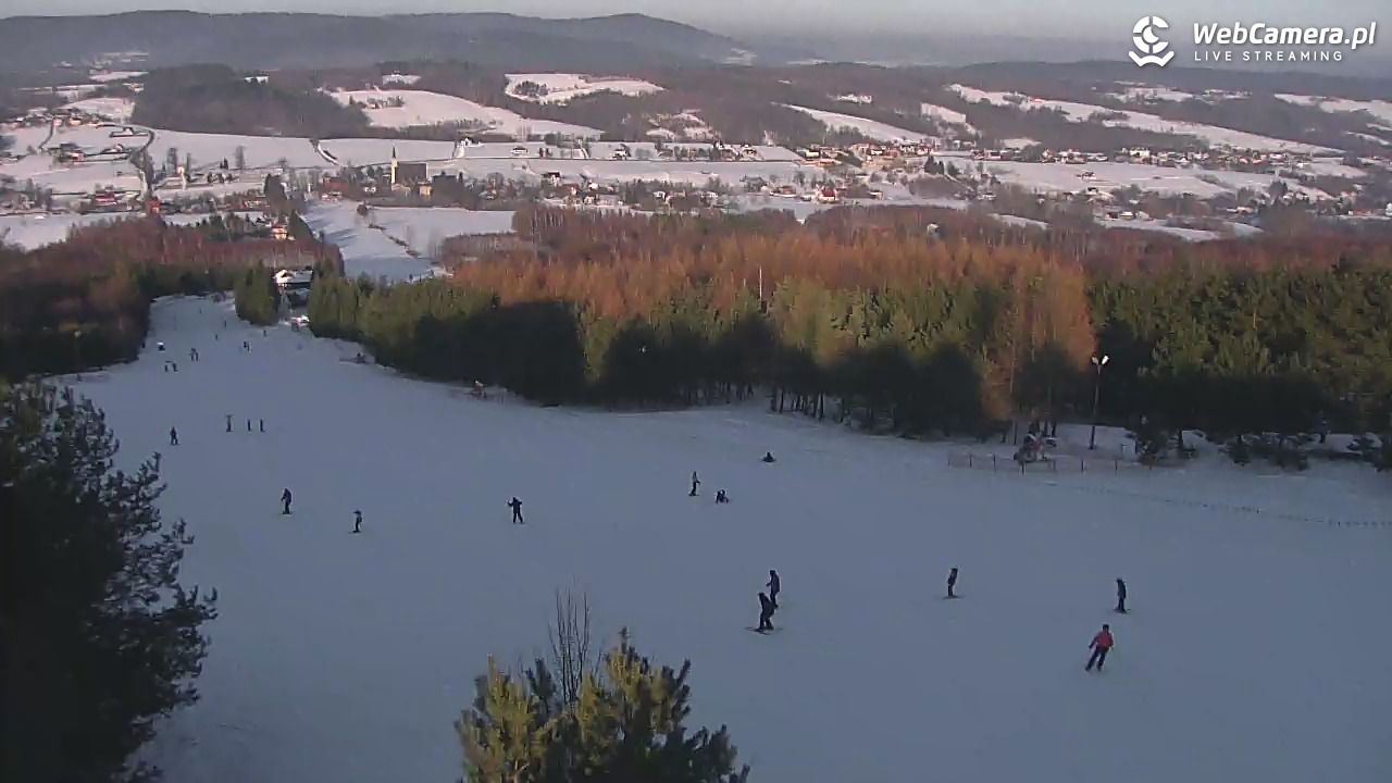 Gogołów Pod Dziedzicem - widok na stok - 17 styczeń 2026, 14:25