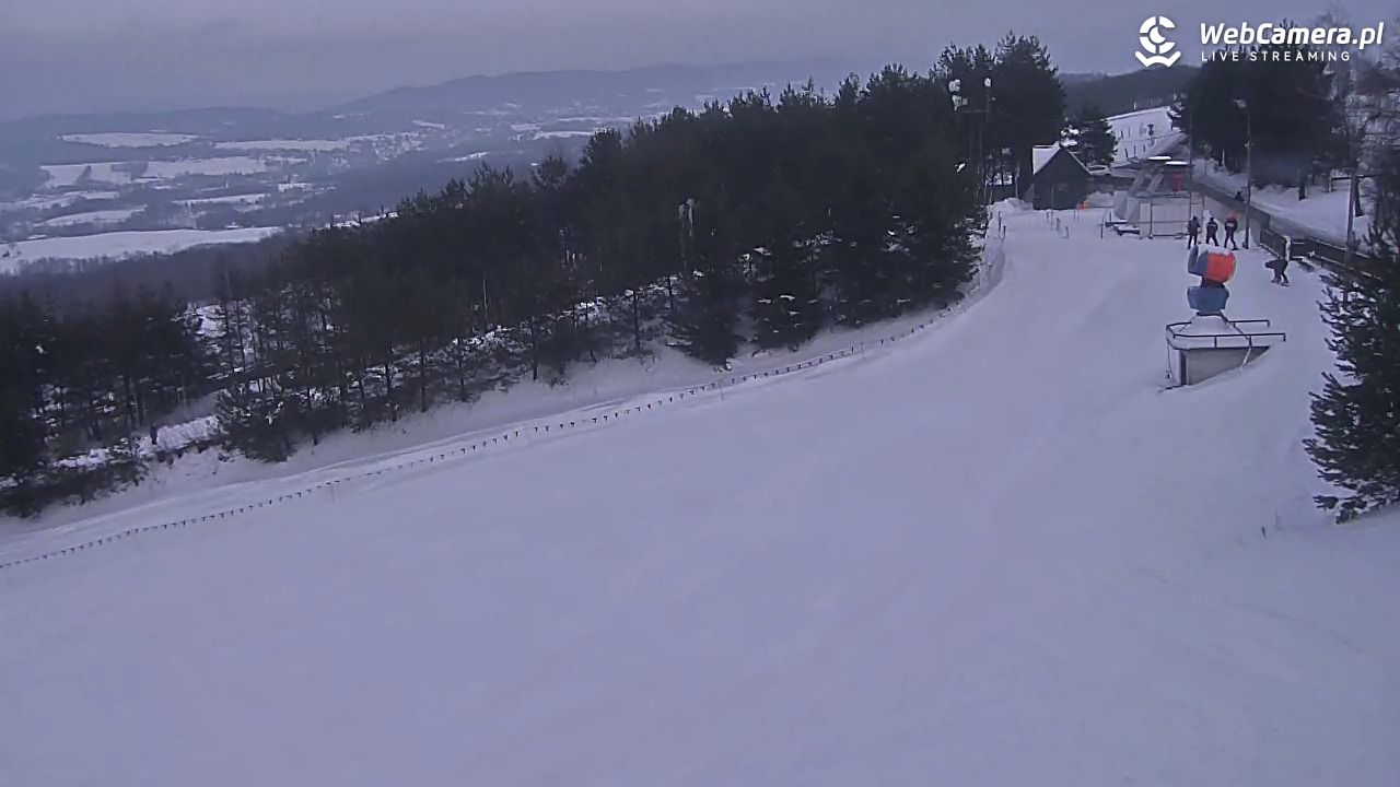 Gogołów Pod Dziedzicem - widok na stok - 15 styczeń 2026, 15:41