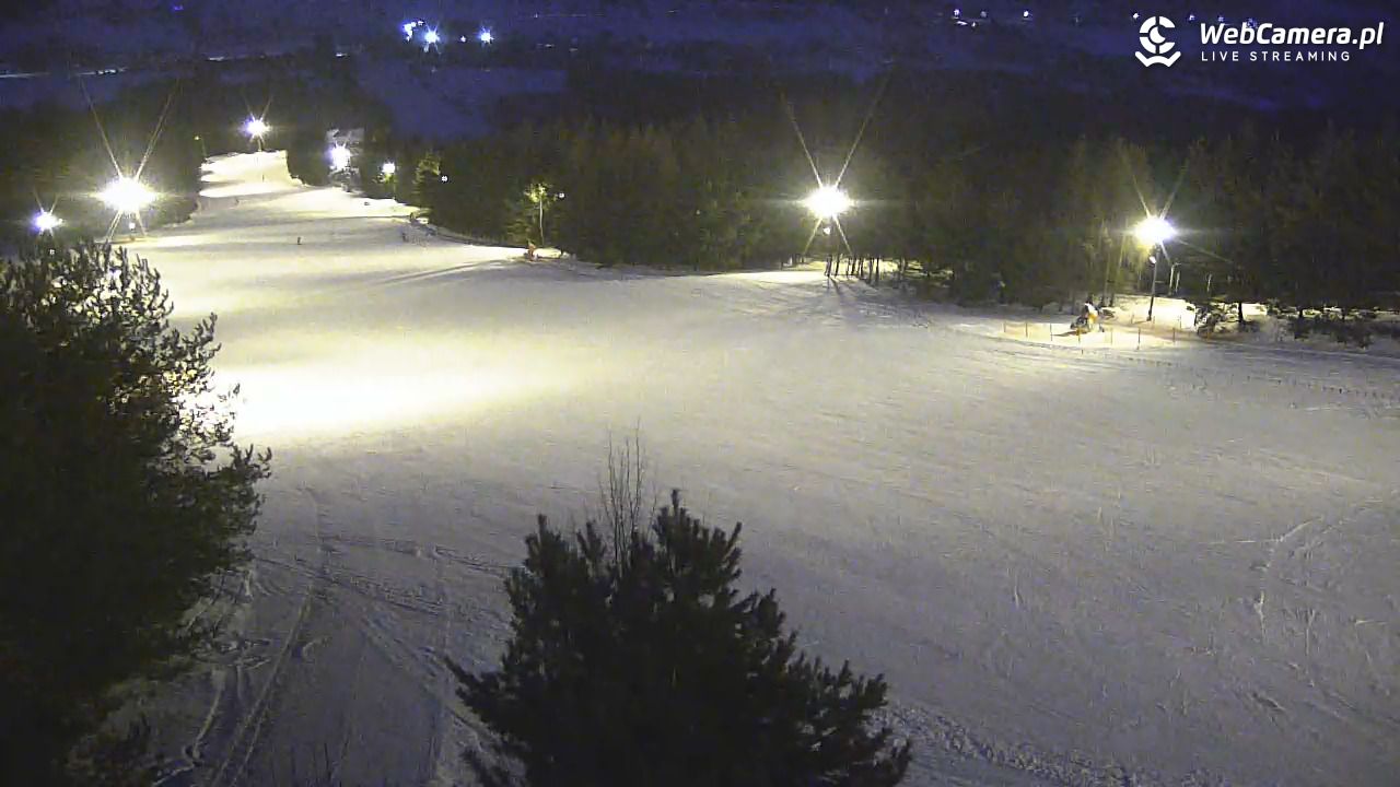 Gogołów Pod Dziedzicem - widok na stok - 16 styczeń 2026, 16:52