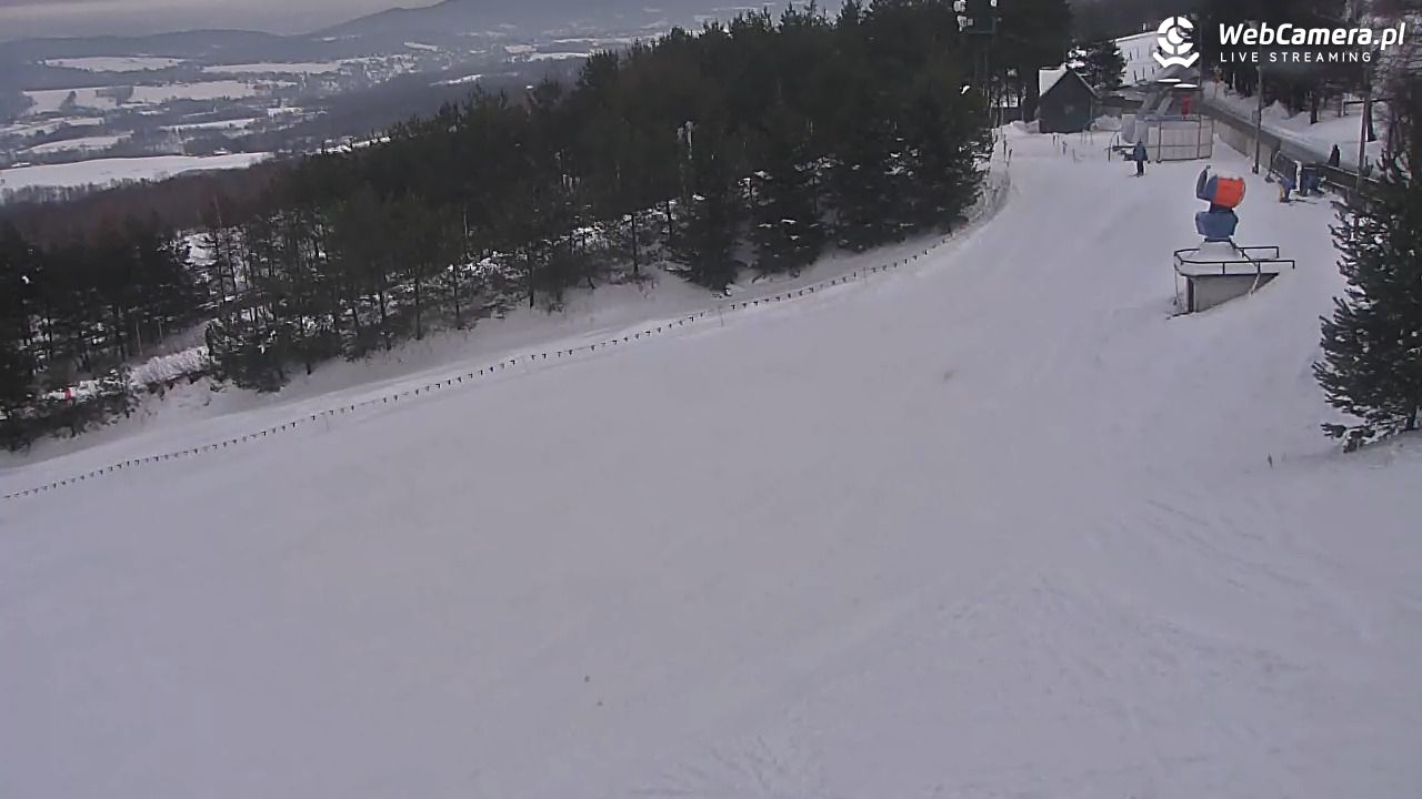 Gogołów Pod Dziedzicem - widok na stok - 16 styczeń 2026, 12:11