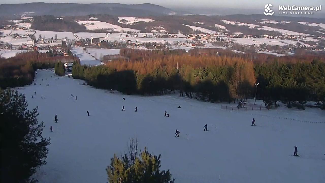 Gogołów Pod Dziedzicem - widok na stok - 17 styczeń 2026, 14:24