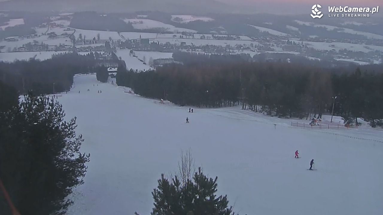 Gogołów Pod Dziedzicem - widok na stok - 17 styczeń 2026, 15:47