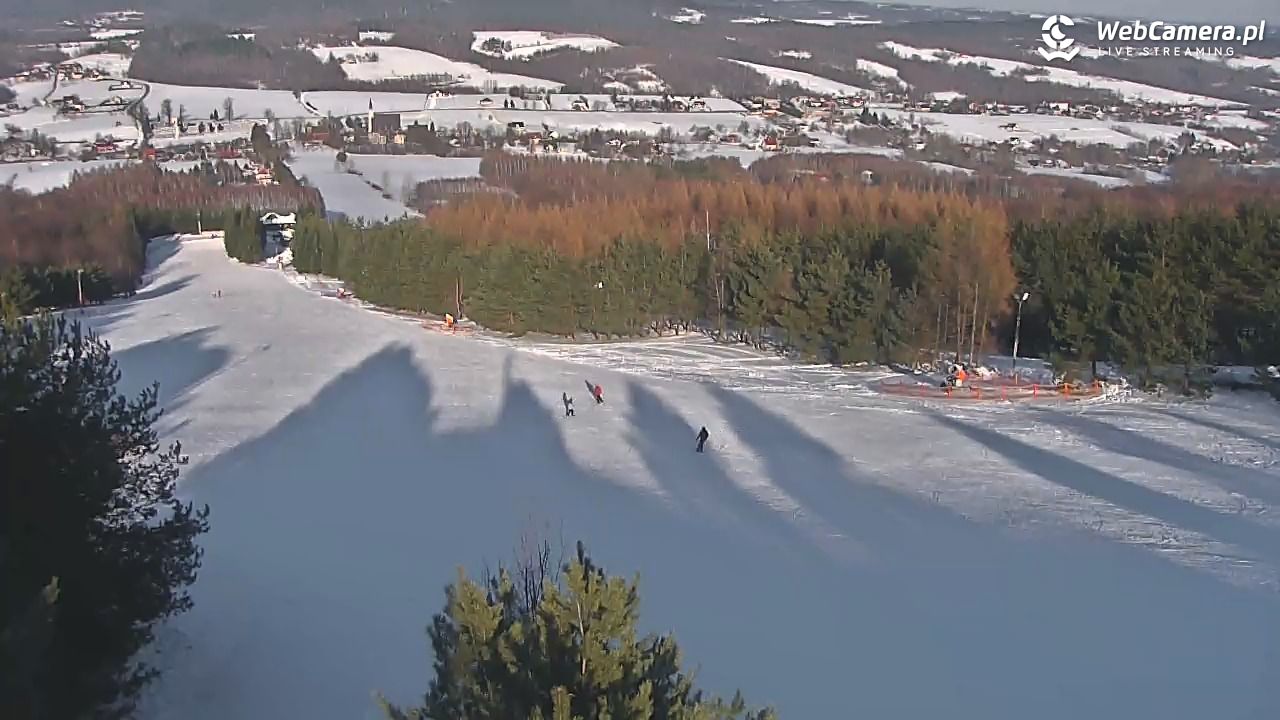 Gogołów Pod Dziedzicem - widok na stok - 19 styczeń 2026, 13:34