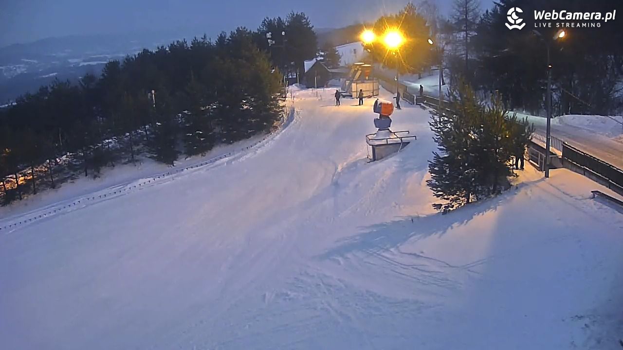 Gogołów Pod Dziedzicem - widok na stok - 15 styczeń 2026, 16:22