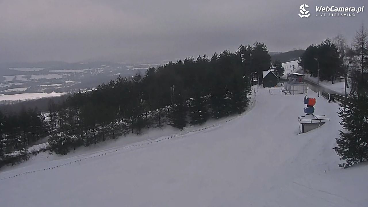 Gogołów Pod Dziedzicem - widok na stok - 15 styczeń 2026, 11:59