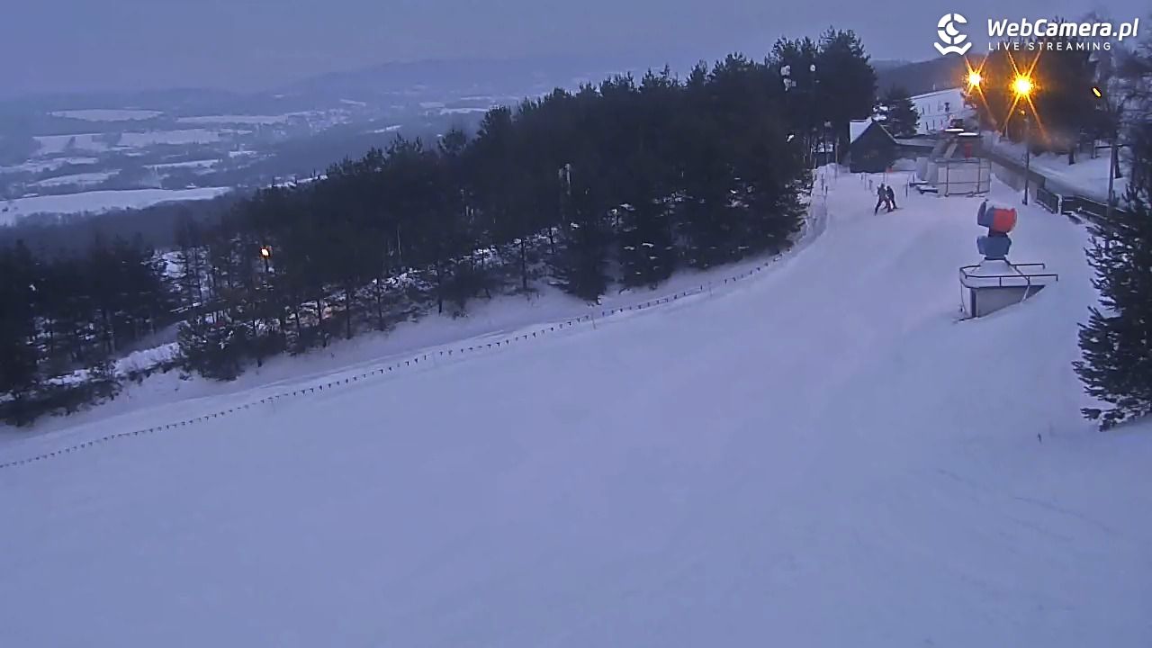 Gogołów Pod Dziedzicem - widok na stok - 15 styczeń 2026, 16:09