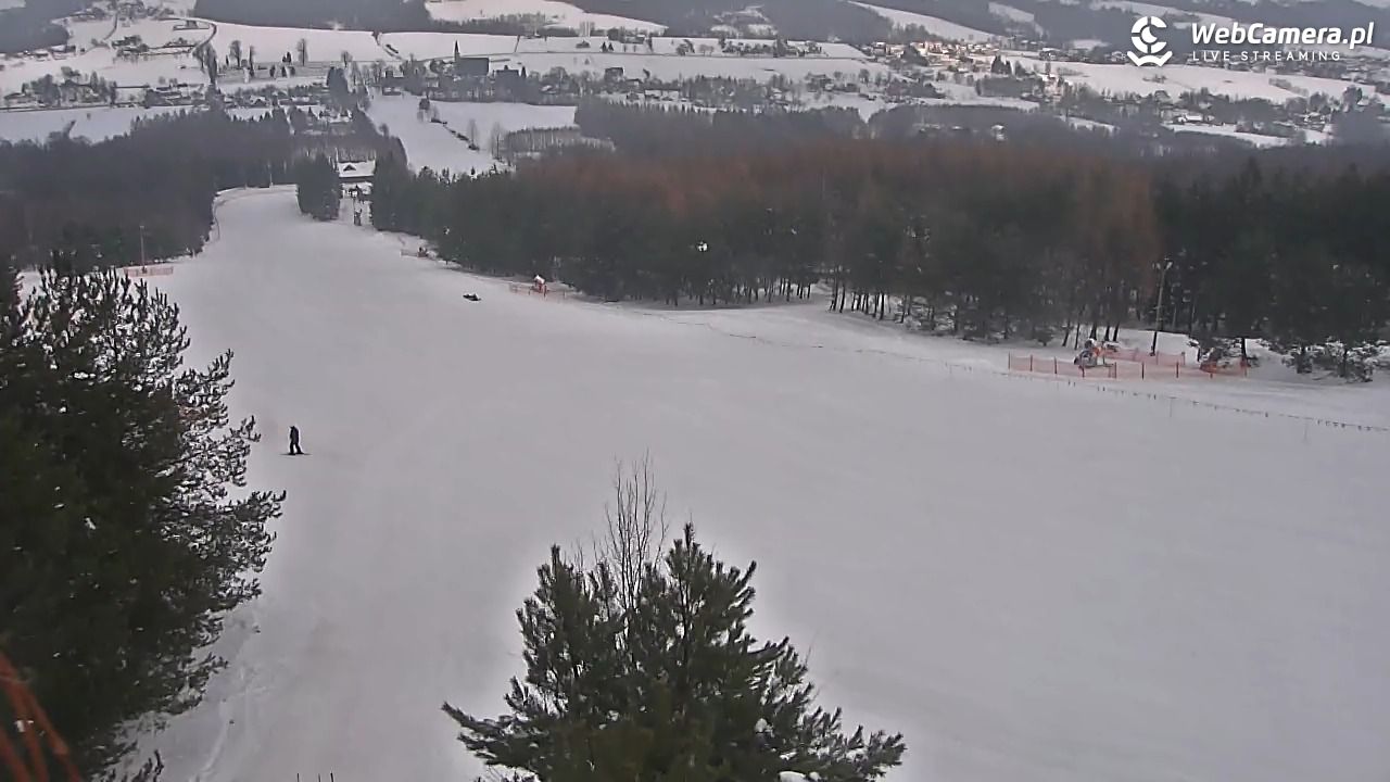 Gogołów Pod Dziedzicem - widok na stok - 15 styczeń 2026, 11:11