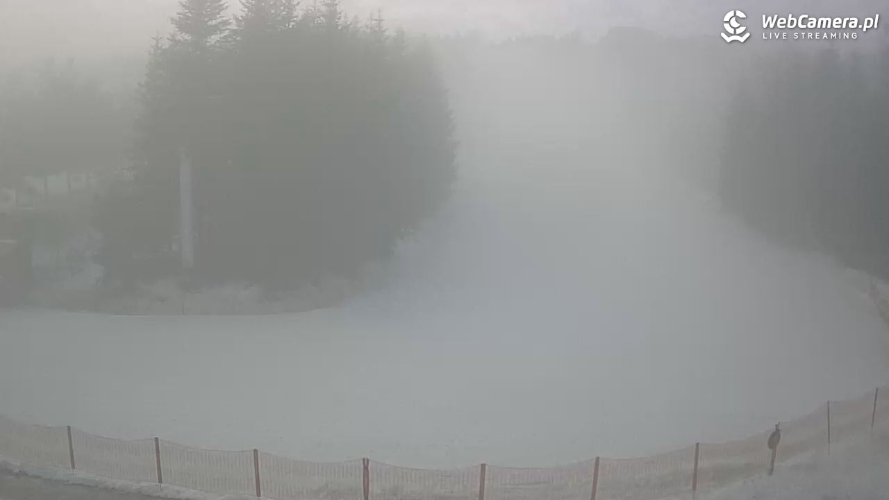 Gogołów Pod Dziedzicem - widok na stok - 27 styczeń 2026, 08:55