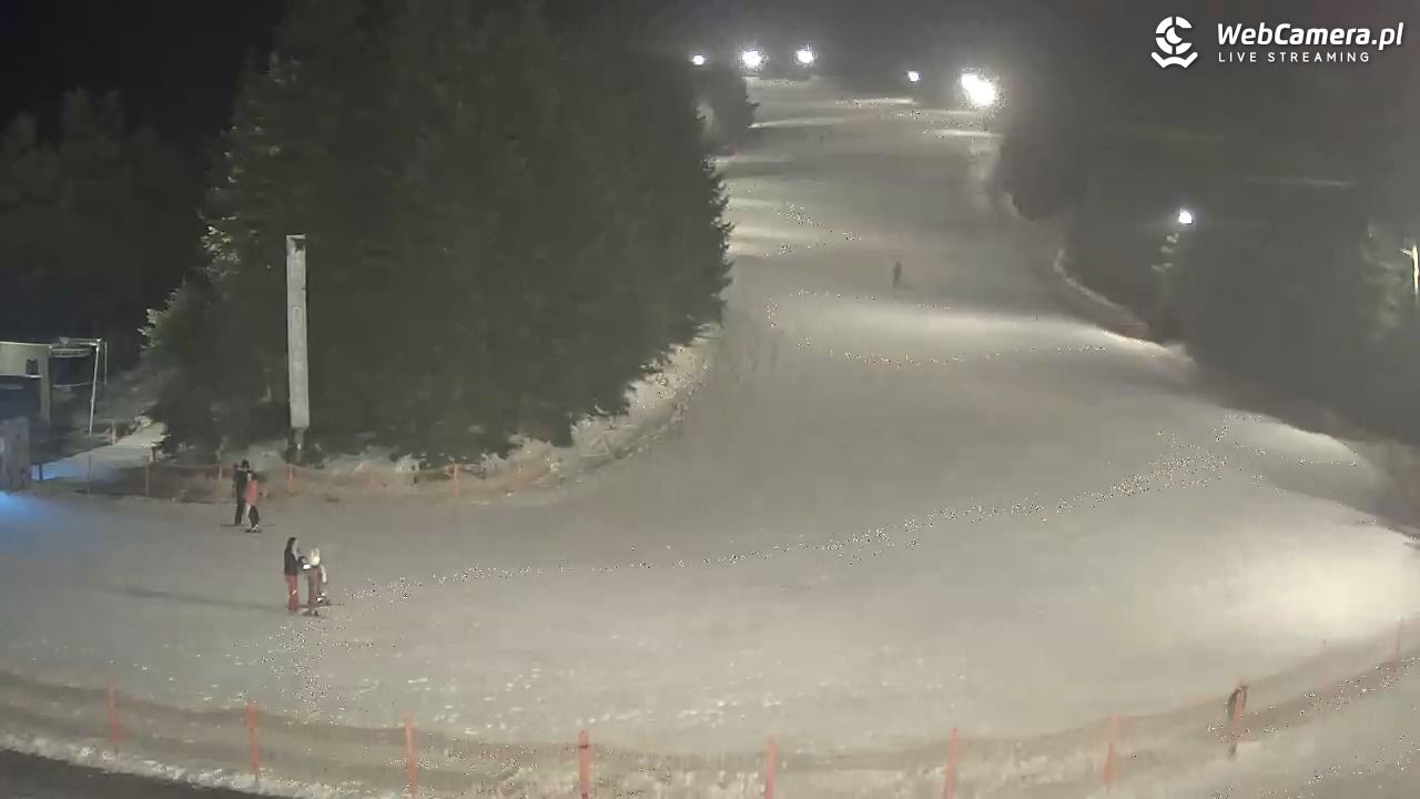 Gogołów Pod Dziedzicem - widok na stok - 27 styczeń 2026, 18:25