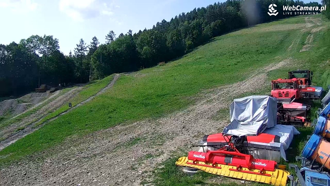 Góra Żar - widok na stację dolną - 04 czerwiec 2025, 16:29