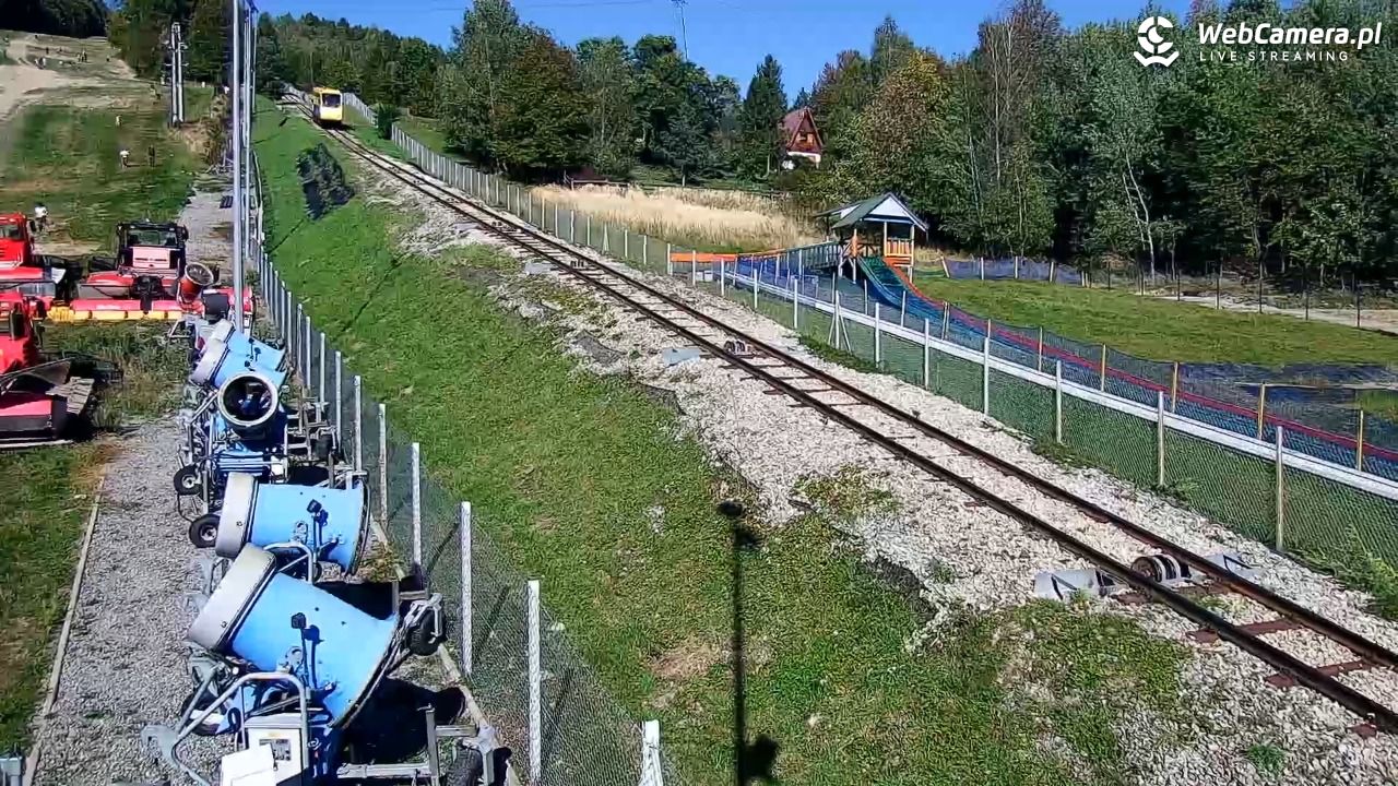 Góra Żar - widok na stację dolną - 04 październik 2026, 12:27