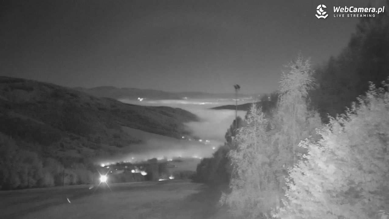 Góra Żar - widok panoramiczny na Beskidy - 28 wresień 2026, 04:27