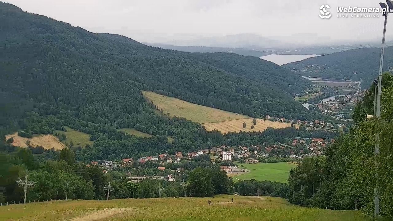 Góra Żar - widok panoramiczny na Beskidy - 06 lipiec 2026, 13:55