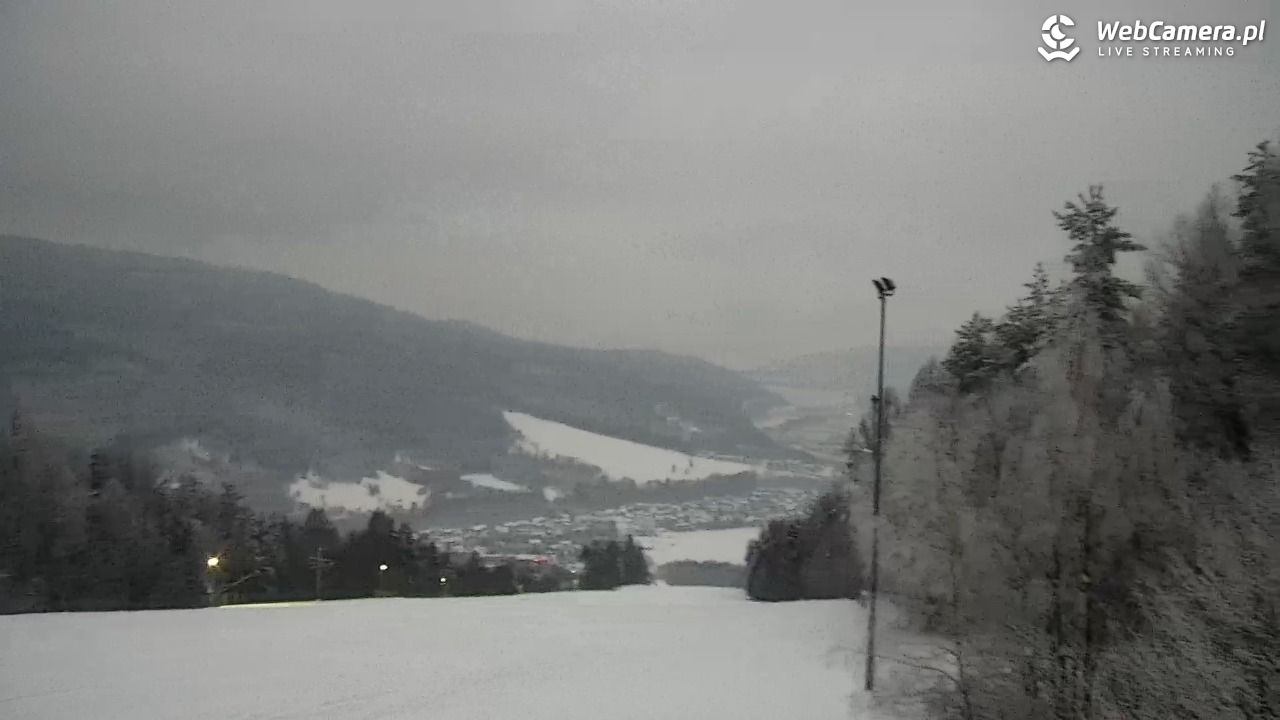Góra Żar - widok panoramiczny na Beskidy - 15 luty 2026, 17:16