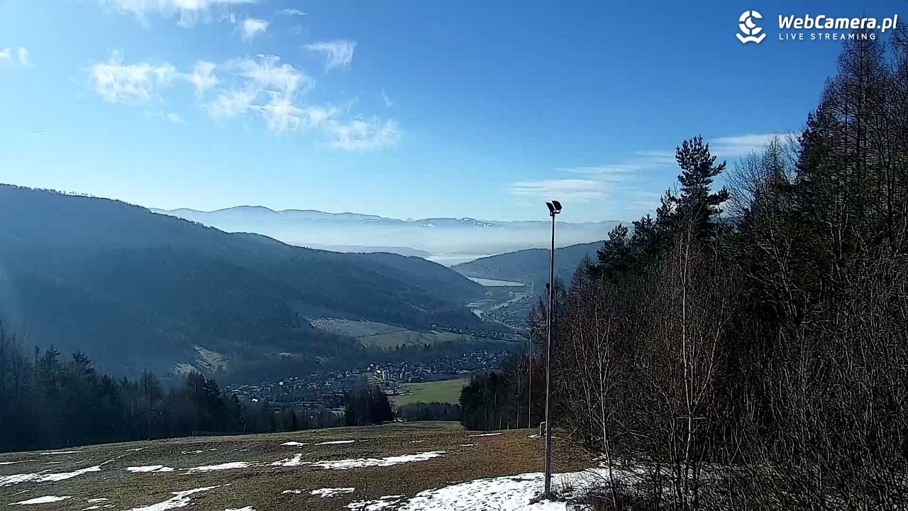 Góra Żar - widok panoramiczny na Beskidy - 26 luty 2026, 09:41