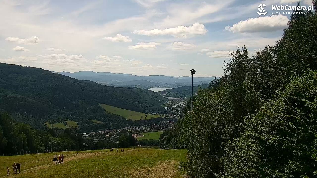 Góra Żar - widok panoramiczny na Beskidy - 25 lipiec 2026, 12:32