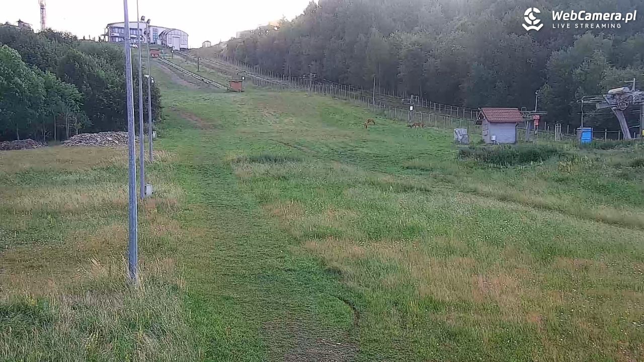 Góra Żar - widok panoramiczny na Beskidy - 03 lipiec 2026, 05:13