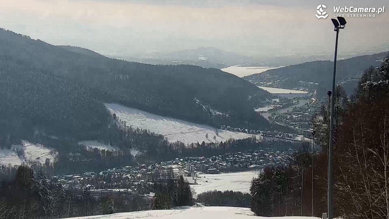 Góra Żar - widok panoramiczny na Beskidy - 20 luty 2026, 10:41
