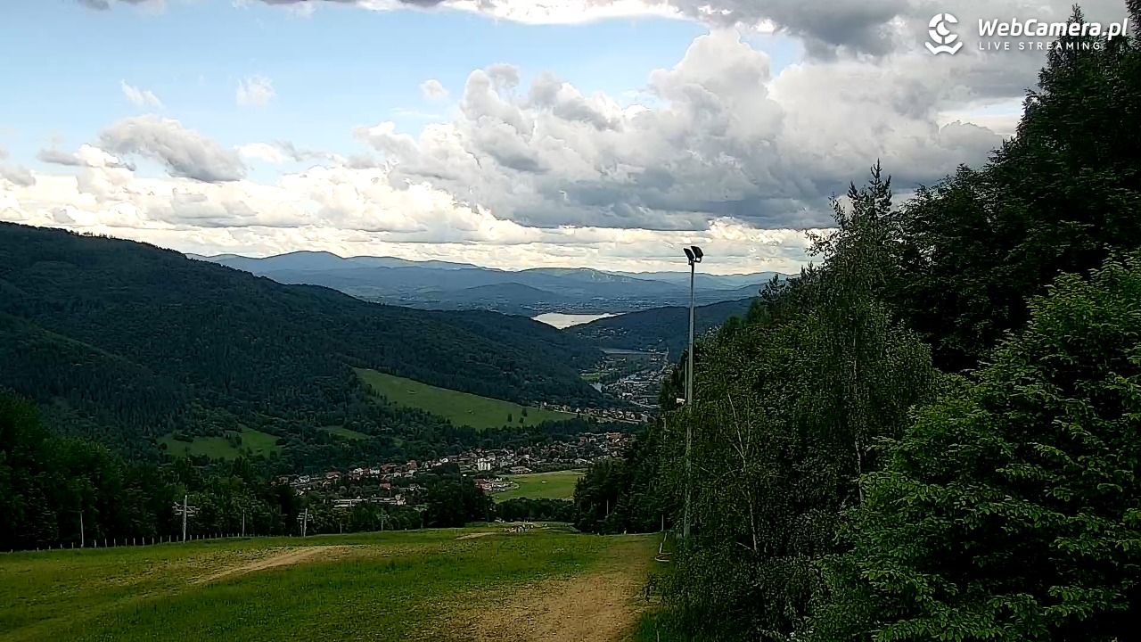 Góra Żar - widok panoramiczny na Beskidy - 07 czerwiec 2026, 14:32