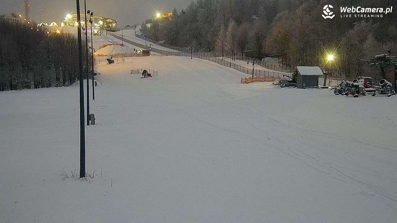 Góra Żar - widok panoramiczny na Beskidy - 15 luty 2026, 17:17