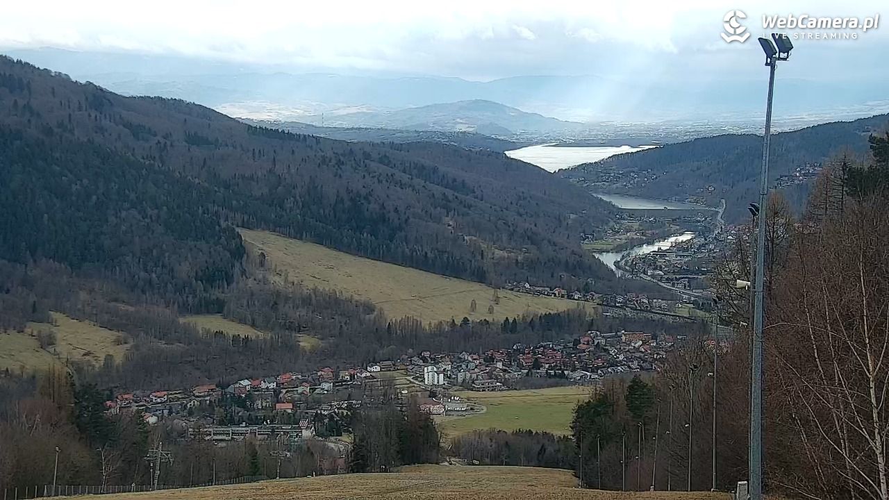 Góra Żar - widok panoramiczny na Beskidy - 13 luty 2026, 14:01