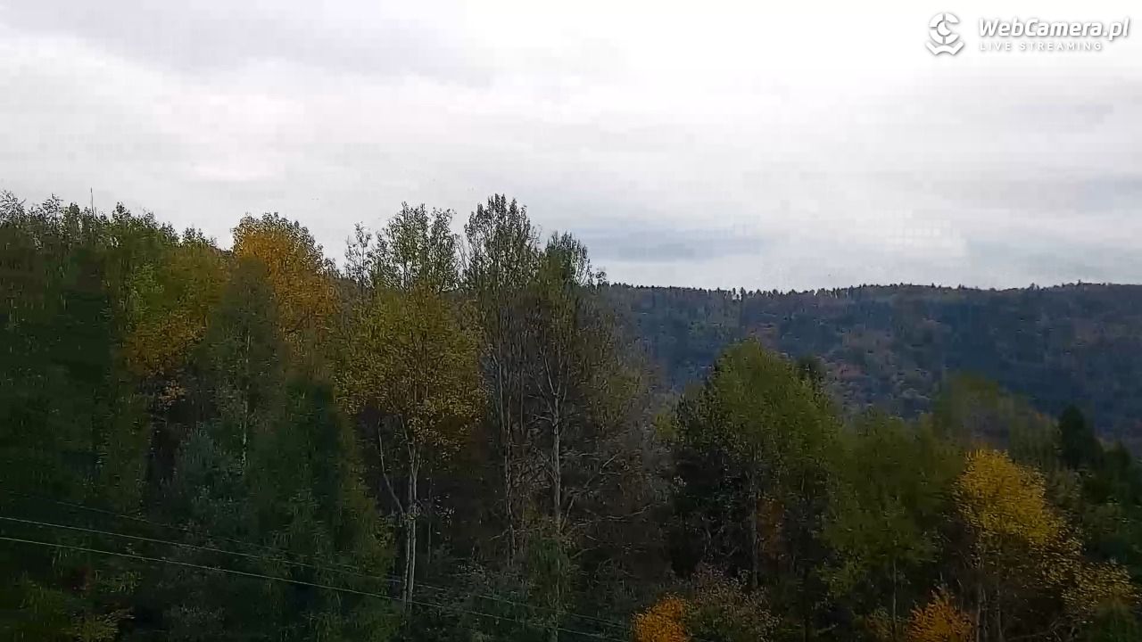 Góra Żar - widok panoramiczny na Beskidy - 16 październik 2025, 14:14