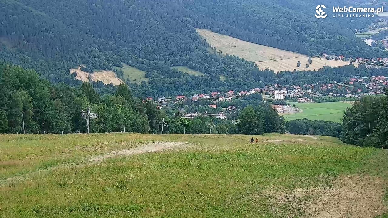 Góra Żar - widok panoramiczny na Beskidy - 05 lipiec 2026, 14:11