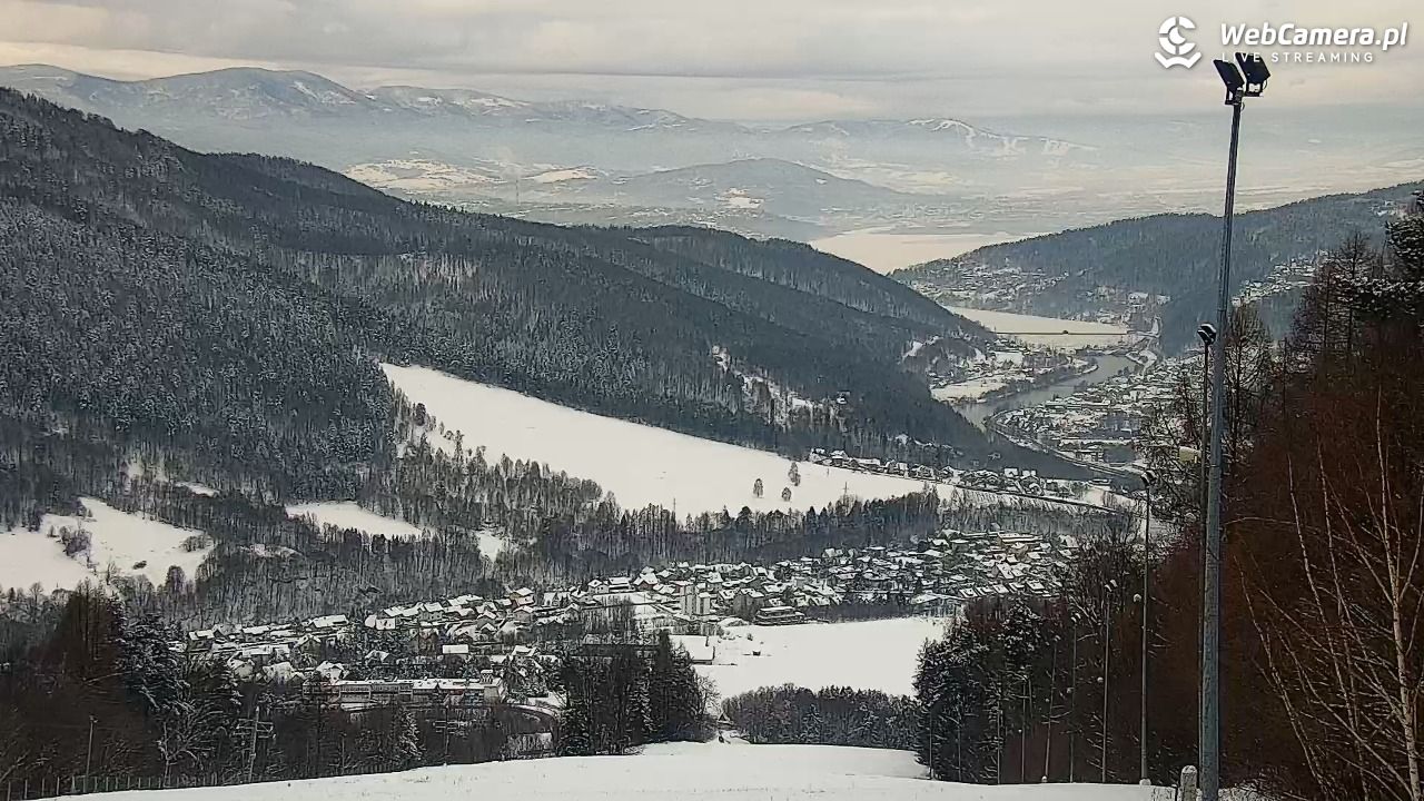 Góra Żar - widok panoramiczny na Beskidy - 17 luty 2026, 07:32