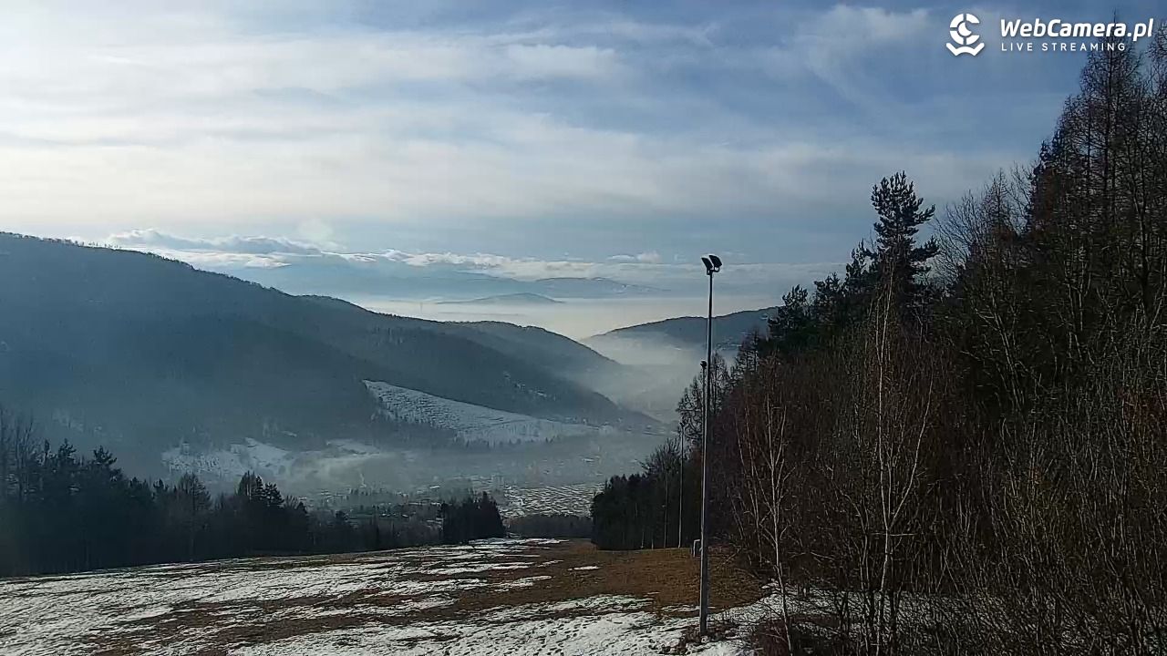 Góra Żar - widok panoramiczny na Beskidy - 25 styczeń 2026, 09:36