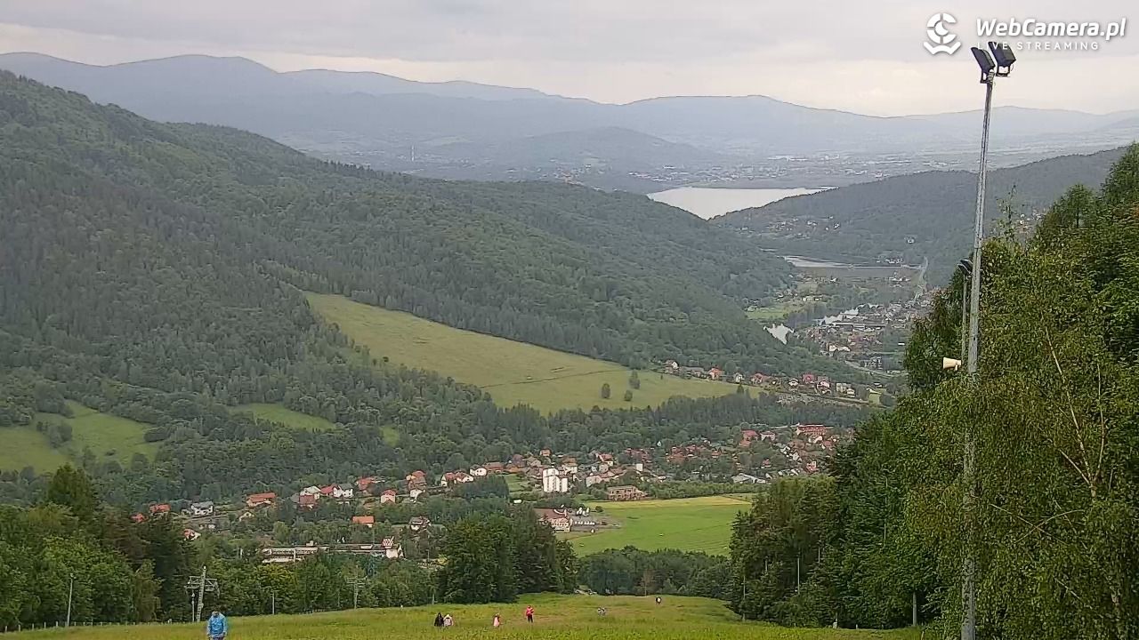 Góra Żar - widok panoramiczny na Beskidy - 14 czerwiec 2026, 12:48