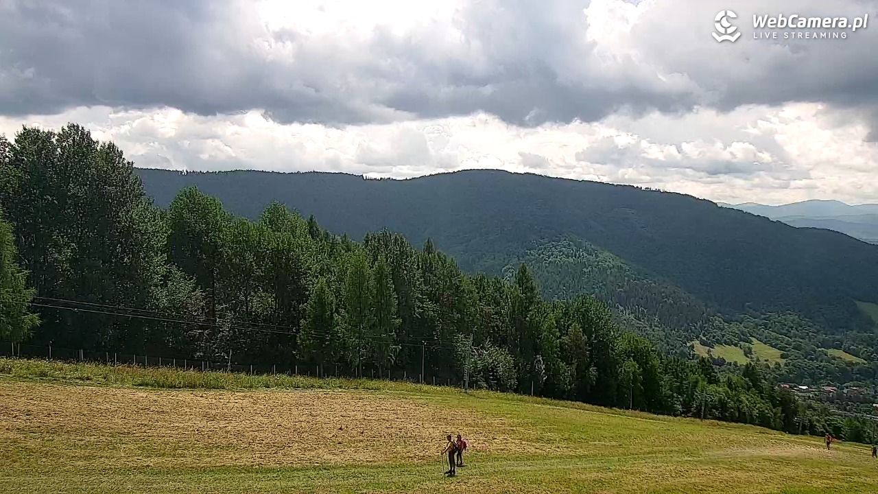Góra Żar - widok panoramiczny na Beskidy - 18 lipiec 2026, 11:39