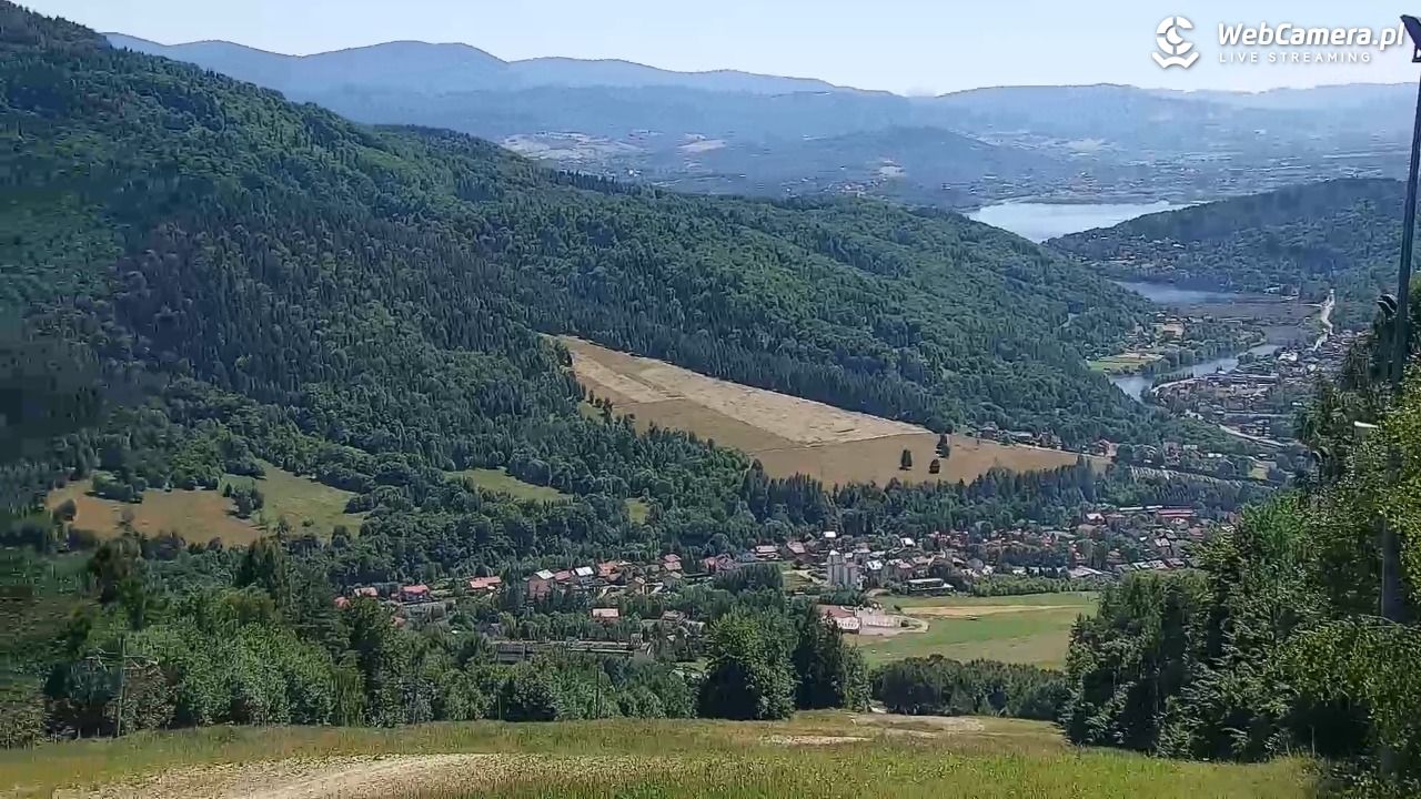 Góra Żar - widok panoramiczny na Beskidy - 01 lipiec 2025, 14:11