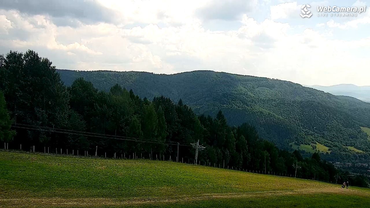 Góra Żar - widok panoramiczny na Beskidy - 03 sierpień 2026, 14:11