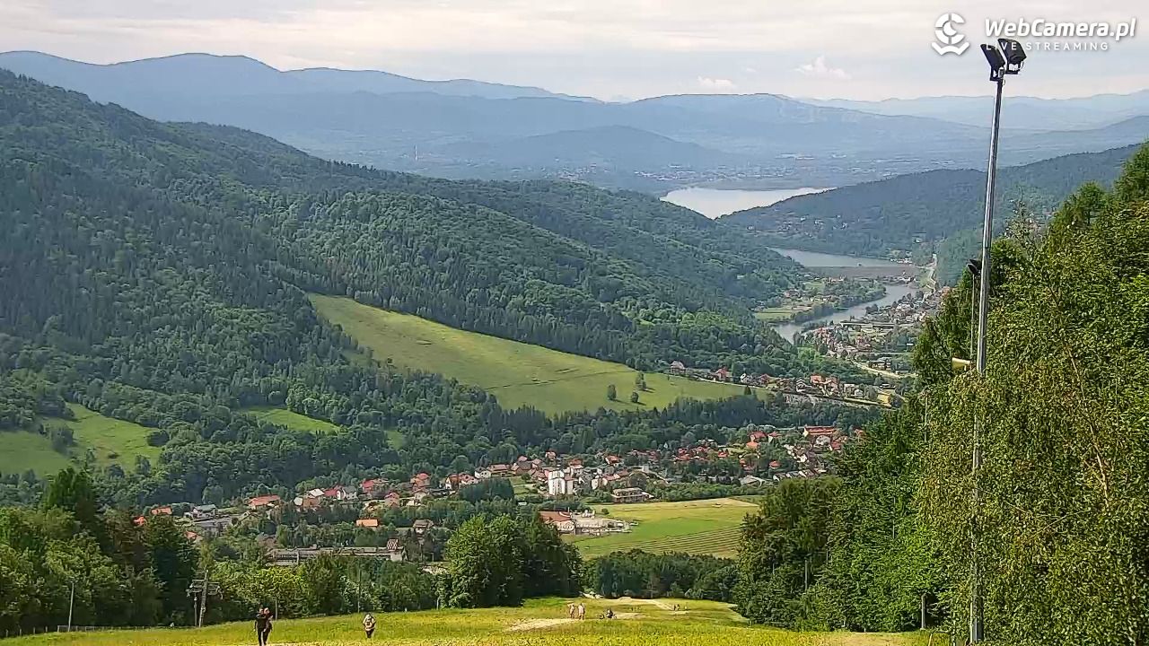 Góra Żar - widok panoramiczny na Beskidy - 07 czerwiec 2026, 10:16