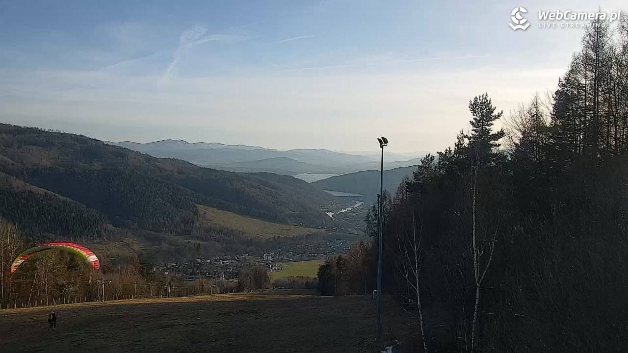 Góra Żar - widok panoramiczny na Beskidy - 27 luty 2026, 16:12