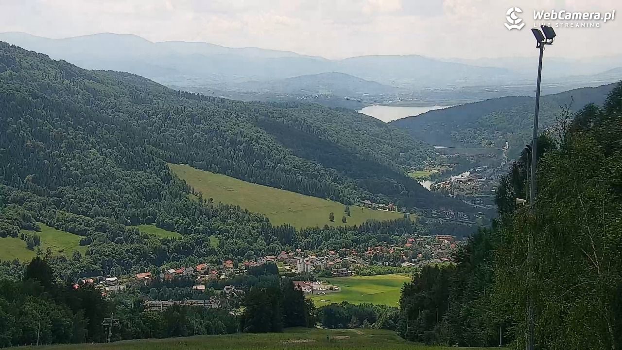 Góra Żar - widok panoramiczny na Beskidy - 19 czerwiec 2026, 12:27